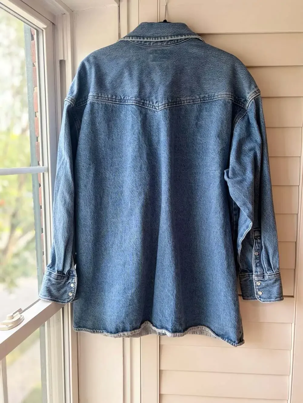 Levi's Men’s LongSleeve Denim Western Pearl Snap Shirt Jacket Heavyweight Cotton